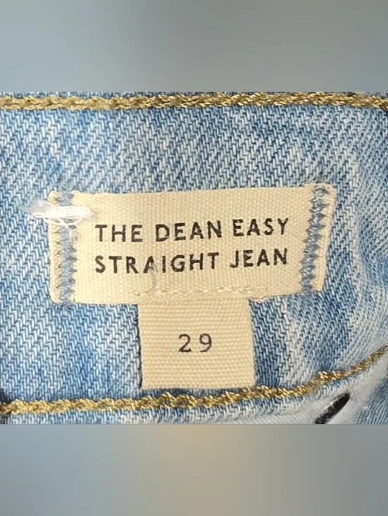 Madewell The Dean Easy Straight Jean Size 29 - Picture 8 of 9
